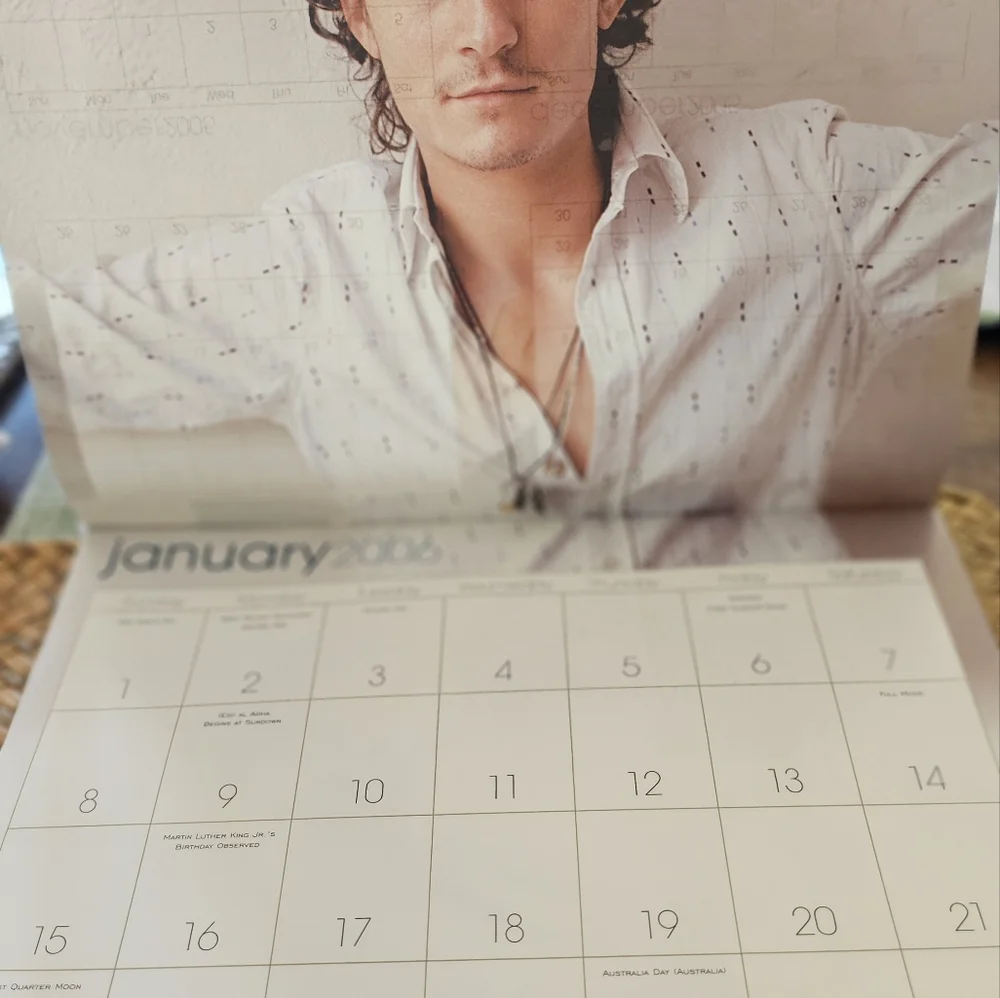 2006 Orlando Bloom 16 Month Calendar